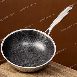 Chảo từ nguyên khối 22cm sâu blackcube ( Kimscook Korea )