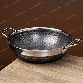 Chảo từ nguyên khối 28cm sâu blackcube ( Kimscook Korea )