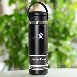 Hydro Flask Black wide flex sip lid 20 OZ ( 591ml )