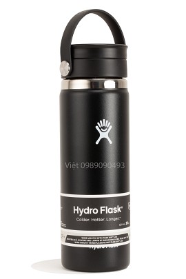 20oz ( 591ml ) Hydro Flask Wide flex Sip Lid Black