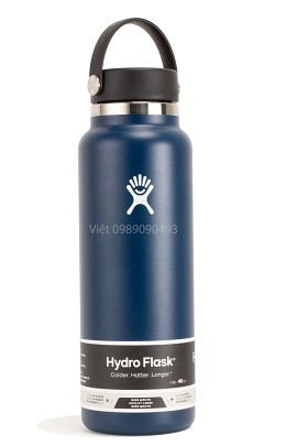 40oz ( 1.18l ) Hydro flask Wide flex cap Indigo