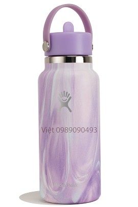 Hydro flask Jelly Purple wide flex straw cap 32oz ( 946ml )
