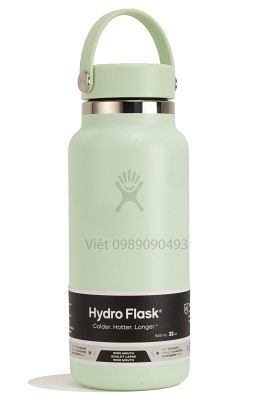 32oz ( 946ml ) Hydro Flask Wide flex cap Aloe