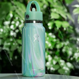 Hydro flask Jelly Green wide flex Straw cap 32oz (946ml)